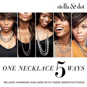 Stella & Dot Mixed Metal Sutton Necklace